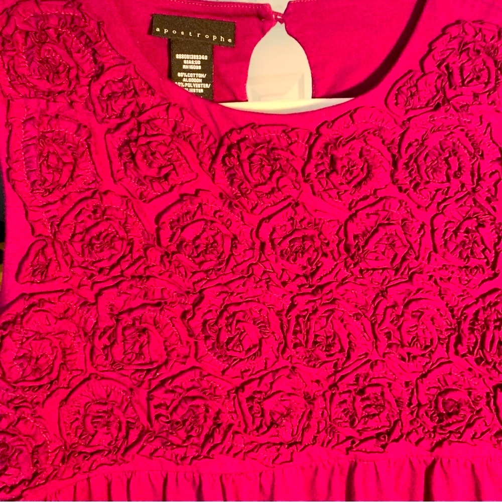 APOSTROPHE Purple T-shirt dress